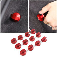 12PCS Red Alloy Front Rear Storage Box Hook Replacement Trim For Corvette C8  picture