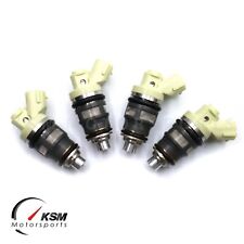 4 x 540cc 550cc fit DENSO FUEL INJECTORS for TOYOTA 3SGTE 4AGE 20V SIDE FEED picture