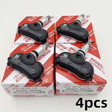 4X Genuine 42607-0C070/08010 TPMS Tire Pressure Sensors For Toyota Sienna Tundra picture