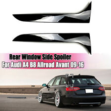 2x Rear Window Side Spoiler Canards Splitter For Audi A4 B8 Allroad Avant 09-16 picture
