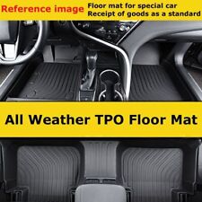 TPO Floor Mat Carpet (BLACK) compatible for 2018-2023 Toyota Camry Full Set 3PC picture