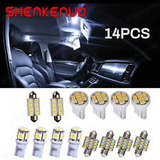 14pcs Bright White Interior LED Lights Package Kit For 2003-2012 Honda Accord picture