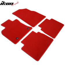 Fits 18-24 Toyota Camry Car Floor Mats Liner Front Rear Nylon Red Carpets 4PC picture
