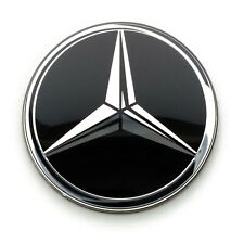 4 METAL wheel center hub cap stickers 50mm ALU emblems for Mercedes Benz rims picture