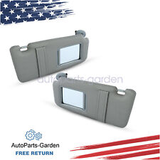 Gray Car Sun Visor Pair Left & Right Side W/O Sunroof For 2007-2011 Toyota Camry picture