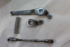 LAVERDA 3C 1000 Triple rear brake drum actuating levers, rod and spring. picture