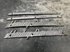 1951-53 Harley Panhead NOS OEM Gas Tank Badges #4   2463 picture