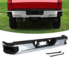 Chrome Rear Step Bumper Face Bar for 2019-2024 Chevy Silverado GMC Sierra picture