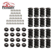 Z28 Valve Springs Kit w/ Steel Retainers HD Locks for Chevrolet SBC 327 350 400 picture