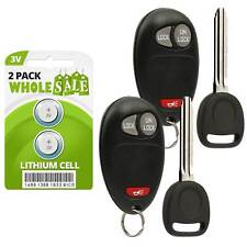 2 Replacement For 04 05 06 07 08 09 10 11 12 Chevy Colorado Key + Fob Remote picture