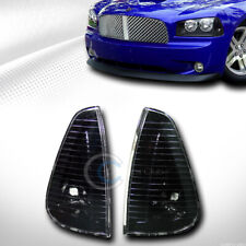 Black Clear Turn Signal Parking Corner Lights Lamps For 05/06-10 Dodge Charger picture