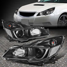 FOR 10-14 OUTBACK LEGACY BLACK HOUSING CLEAR CORNER PROJECTOR HEADLIGHT LAMPS picture