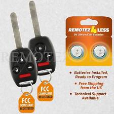 2 for 2008 2009 2010 2011 2012 Honda Accord Coupe Keyless Remote Car Key Fob picture