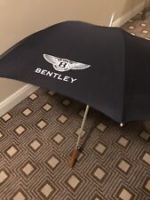 Bentley Arnage Mulsanne Mulliner Wooden Handle Black Umbrella 3Z0860353 NEW OEM picture