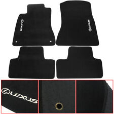 For 06-12 Lexus IS350 IS250 Non AWD Floor Mats Black Nylon Carpet Front & Rear picture