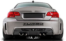 TURBO Sport Decal Sticker Limited Edition car racing stripe bumper emblem logo picture