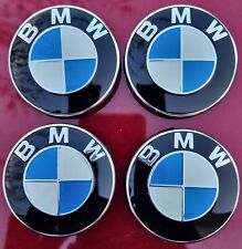 BMW Black Blue White OEM Center Caps 2-1/8