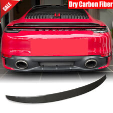 For Porsche 911 992 Carrera 4 S 4S 19UP Dry Carbon Fiber Rear Trunk Spoiler Wing picture