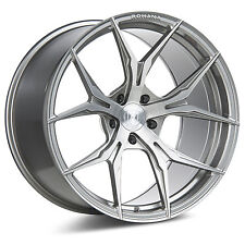 20” ROHANA RFX5 BRUSHED TITANIUM CONCAVE WHEELS FOR GTR 20x9 20x11  picture