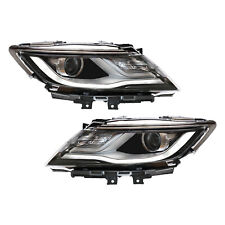 HID/Xenon Pair of Headlights Lamp Set For 2015-2019 Lincoln MKC Black Housing 2x picture