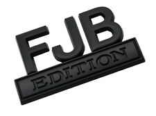 1pc Metal FJB Edition Decals Sticker 3D Raised Letter Emblem Black Matte picture