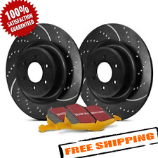 EBC Stage 5 Super Street Dimpled & Slotted Rear Brake Kit for 92-00 Honda Civic picture