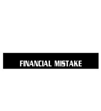 Financial Mistake Windshield banner universal reverse cut out windshield picture