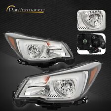 For 2017-2018 Subaru Forester Factory Halogen Headlights Left+Right Side W/Bulb picture