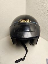 Vintage Shoei Snell Open Face Motorcycle Helmet With Visor Size Large picture