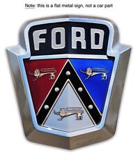 FORD 1950'S EMBLEM Laser-cut flat METAL SIGN by Larry Grossman picture