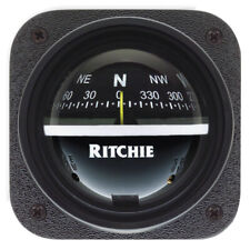 Ritchie Explorer Compass - Bulkhead Mount - Black Dial  V-537 picture