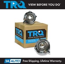 TRQ Front Wheel Hubs & Bearings Pair for Jeep Wrangler picture