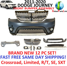 2011 - 2019 Dodge Journey Front Bumper Cover Assembly Complete with grill, fogs picture