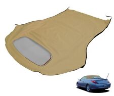 Fits: Toyota Solara 2004-2009 Convertible Top W/ Heated Glass window Stone Vinyl picture