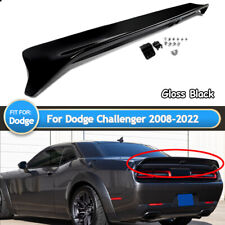 For 2008-22 Dodge Challenger SRT Hellcat Rear Trunk Spoiler Wing Gloss Black ABS picture