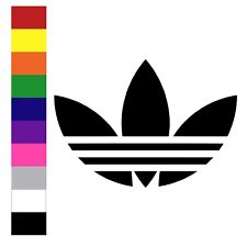 Adidas Logo Vinyl Bumper Sticker Car Decal- Color & Size picture