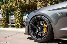 20'' Project 6GR Ten Spoke Gloss Black Staggered Concave Wheels Ford S197 S550 picture