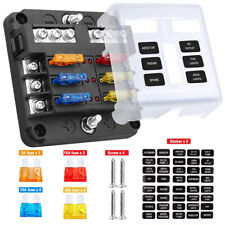 6 Way Auto LED Blade Fuse Box Block Holder 12V 32V Car Power Distribution Relay picture
