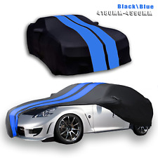 Blue/Black Indoor Car Cover Stain Stretch Dustproof For NISSAN 370Z 350Z picture