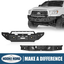 Hooke Road Front Bumper or Rear Bumper w/Led Lights for Toyota Tundra 2007-2013 picture