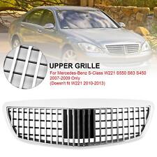 MayBach Style Grille Grill Fit Benz S-Class W221 S550 S63 S450 2007-2009 Chrome picture