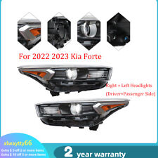 1 Pair Fits 2022 2023 Kia Forte Sedan Headlight Lamp Assembly LED DRL Left Right picture