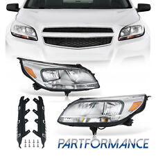 For 2013-15 Chevy Malibu LS 2016 Limited LS Halogen Headlight Pair Left & Right picture