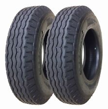 2PC 8-14.5 8x14.5 Trailer Tires 8 14.5 Heavy Duty 14PR Highway Tire Load Range G picture