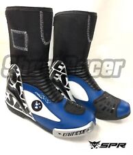 BMW Motorcycle Motorbike Racing Leather Boots Shoes BMW S1000RR bottes picture