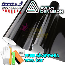 Avery SW900 Gloss Black Supreme Wrapping Film Vinyl Car Wrap Sheet Roll picture