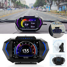 Universal Car Digital Speedometer GPS OBD2 Gauge HUD Head Up Display Tachometer picture