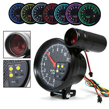 5Inch 7 Color Backlit 11K RPM Car Tachometer with Led Gauge+Shift Light 12V B5W5 picture
