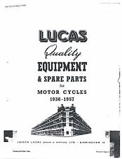 Lucas Parts Manual Book PANTHER 1946, 1947, 1948, 1949, 1950, 1951, 1952, 1953 picture