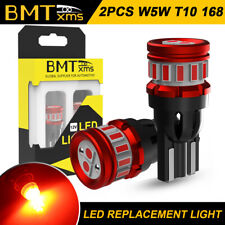 2PCS T10 2825 168 W5W 192 194 Red LED Tail Parking Brake Stop Light Bulbs picture